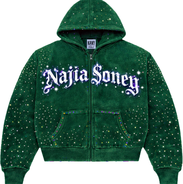 Najia Money zip-up